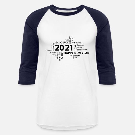 Happy New Year 2021' Unisex Baseball T 